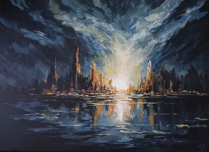 Passage into Light - a Paint Artowrk by Schwander Robert